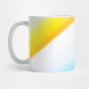 white yellow blue abstract texture Mug